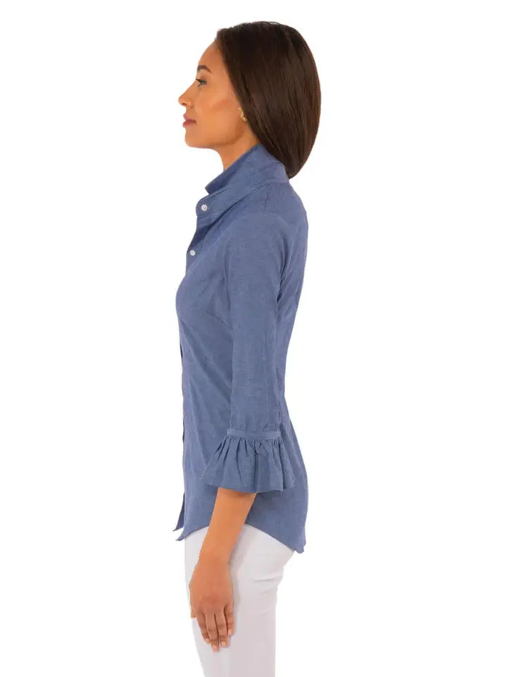 Priss Blouse - Chambray