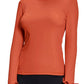 Urban Savage - Ruffle Long Sleeve Top: Sunset / M