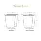 Marye-Kelley - Antique Golfers  Wastepaper Basket: Scalloped Top
