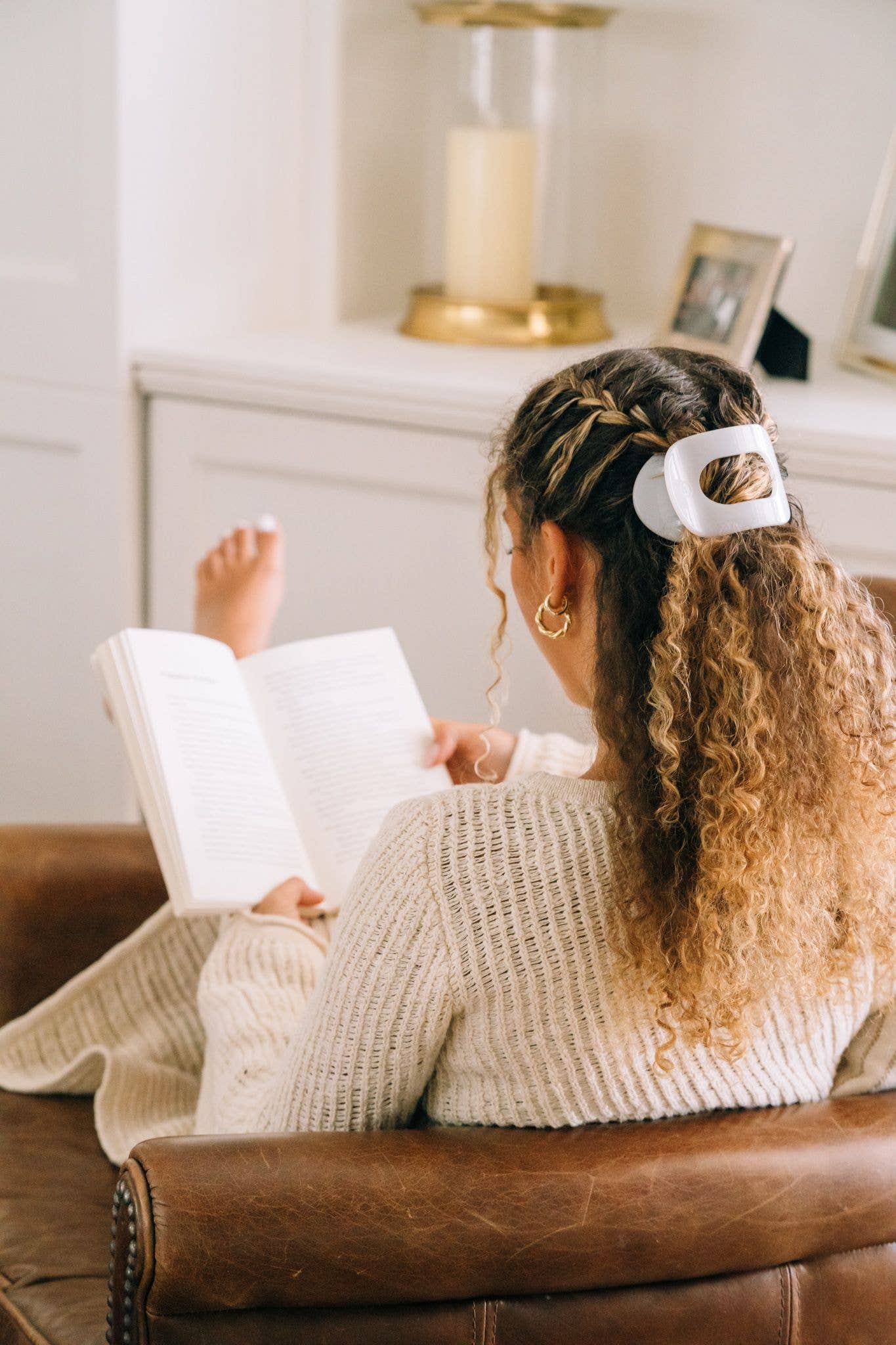Round Hair Clip