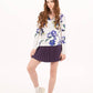 Foray Golf - Printed Sun Shirt: Iris Rhapsody Print