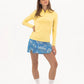 Foray Golf - Solid Sun Shirt: Yellow / L