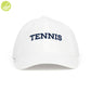 Ame & Lulu - Triple Play Hat: White Navy Tennis