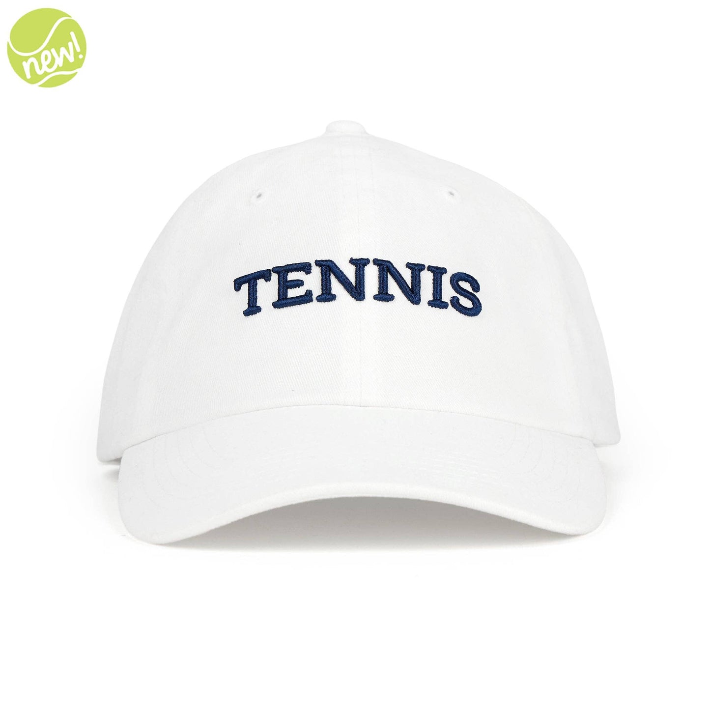 Ame & Lulu - Triple Play Hat: White Navy Tennis