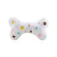Haute Diggity Dog - White Chewy Vuiton Bones Squeaker Dog Toy: Small / Mini