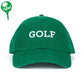 Green White Golf Triple Play Hat