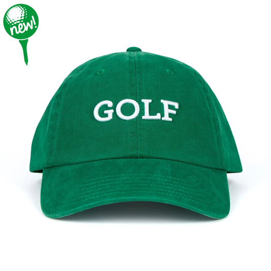 Green White Golf Triple Play Hat