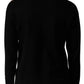 Relaxed Fit Crew Neck Sweater - Black
