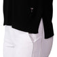 Relaxed Fit Crew Neck Sweater - Black