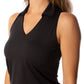 Sleeveless Lisa Sport Polo - Black