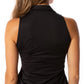 Sleeveless Lisa Sport Polo - Black