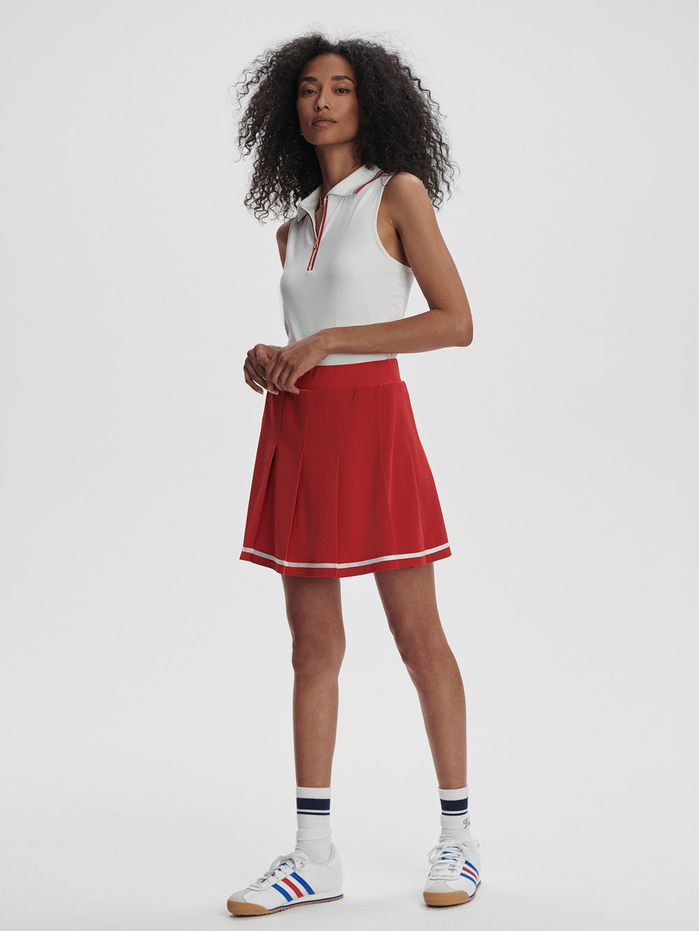 Haute Red Clarendon 2.0 High-Rise Skort 16"