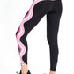 Urban Savage - Swirl Legging: Black/Sunset/White Sand / S
