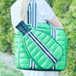 Pickleball Puffer Duffel Sport Bag: Kelly Green