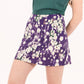 Foray Golf - Core Basic Skirt w/ Pockets- Blossom Blast: Violet Floral