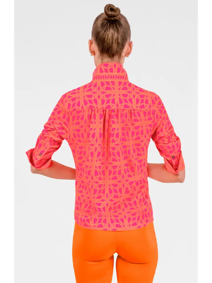 Ruffle Rumble Blouse - Ring Toss