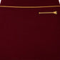 Arden Pleated Skort (Merlot / Gold / Ivory)