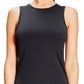 Swirl Sleeveless Top by Urban Savage - Black / Sand