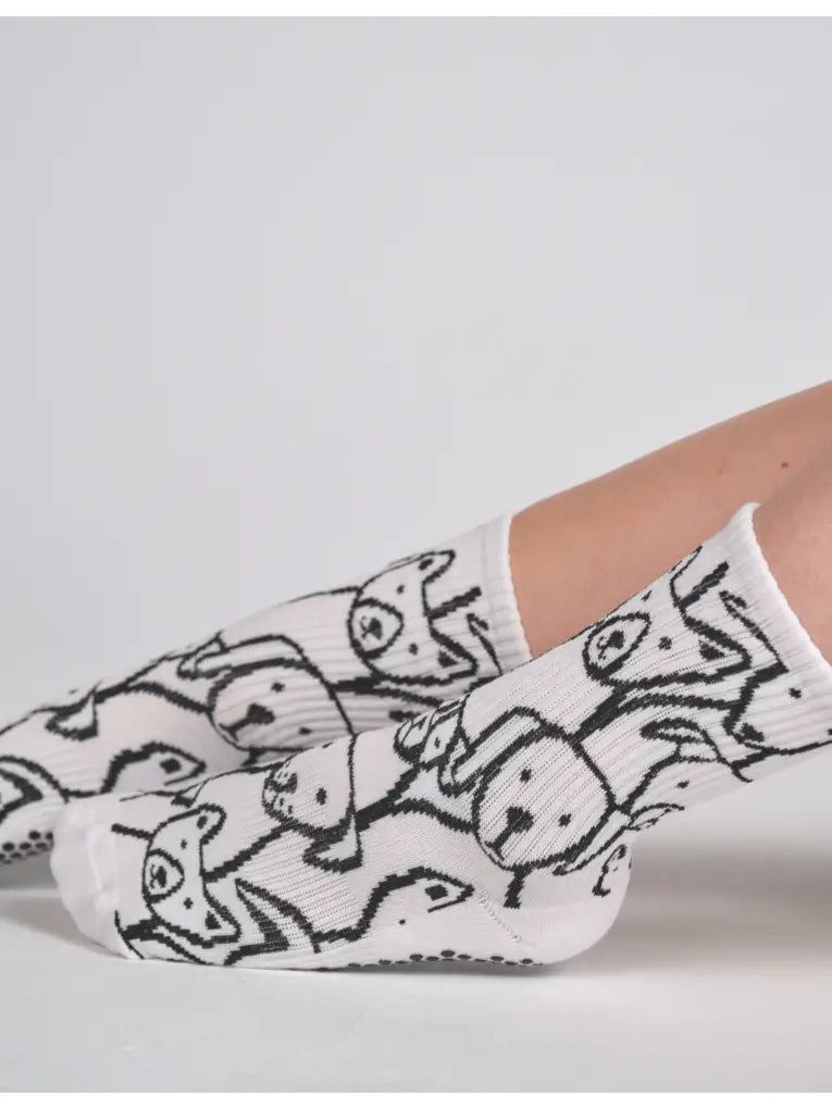 The Animal Love Grip Sock (Dogs)