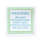 Mahjong Cocktail Napkins – Linen-Feel (25-Pack)