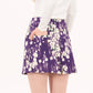 Foray Golf - Core Basic Skirt w/ Pockets- Blossom Blast: Violet Floral