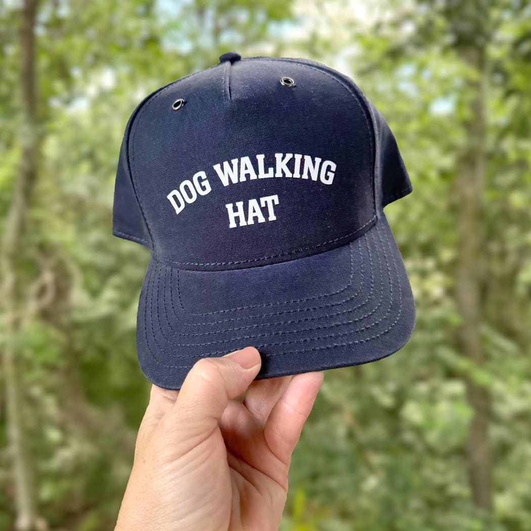 Poppy & Lou - Dog Walking Hat – Classic Cotton Dad Cap: Olive Green