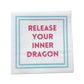 Mahjong Cocktail Napkins – Linen-Feel (25-Pack)