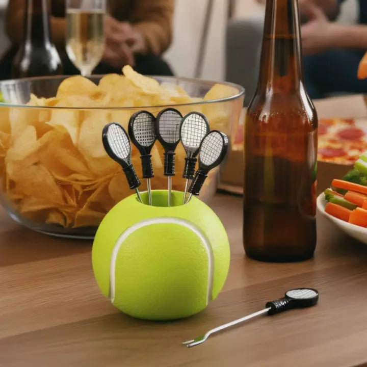 7-Piece Tennis Cocktail Pick Set