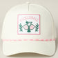 Pink Pickleball Drink Embroidery Patch Trucker Hat