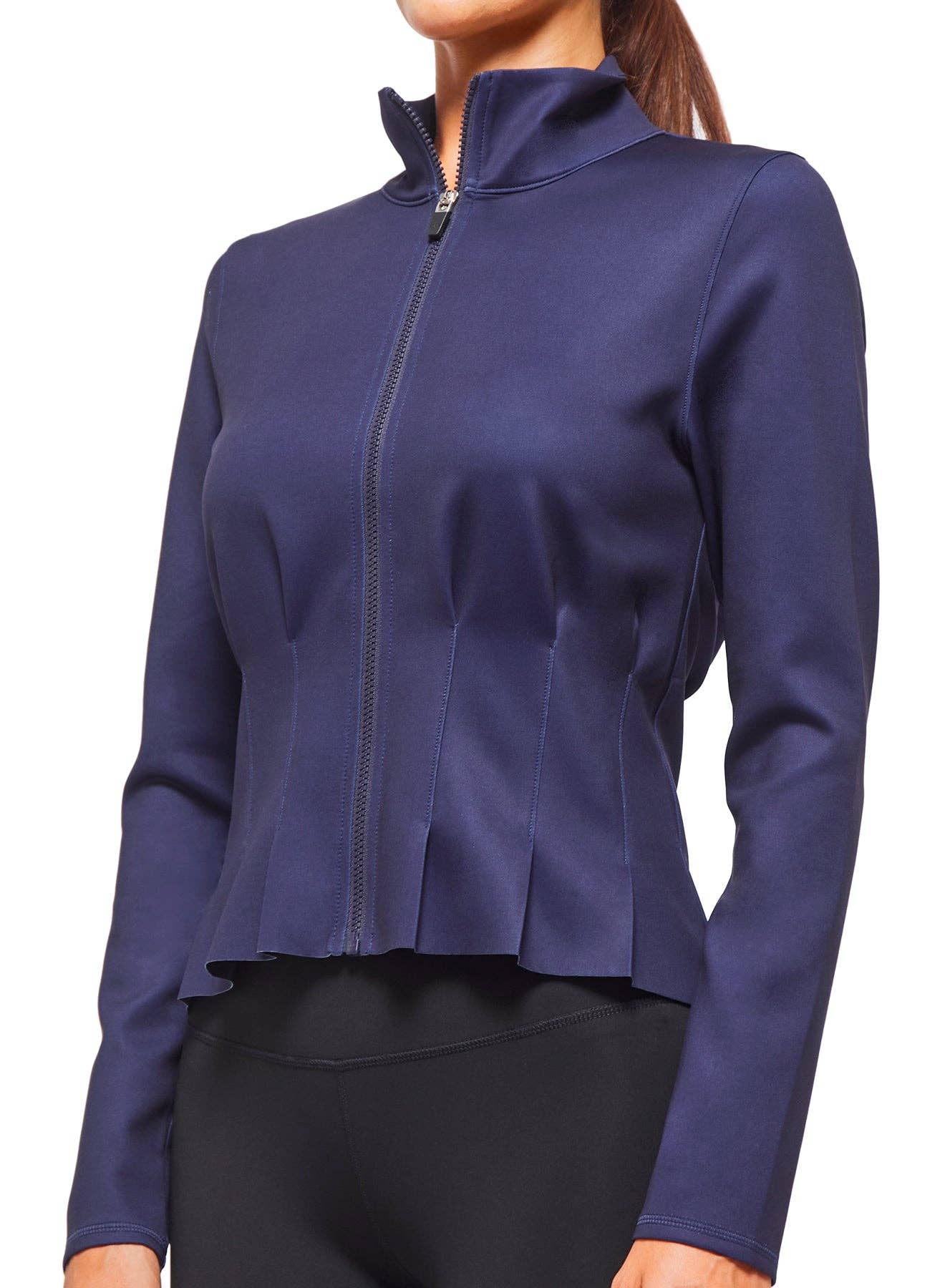 Urban Savage - Pleated Jacket: Dusty Rose / M