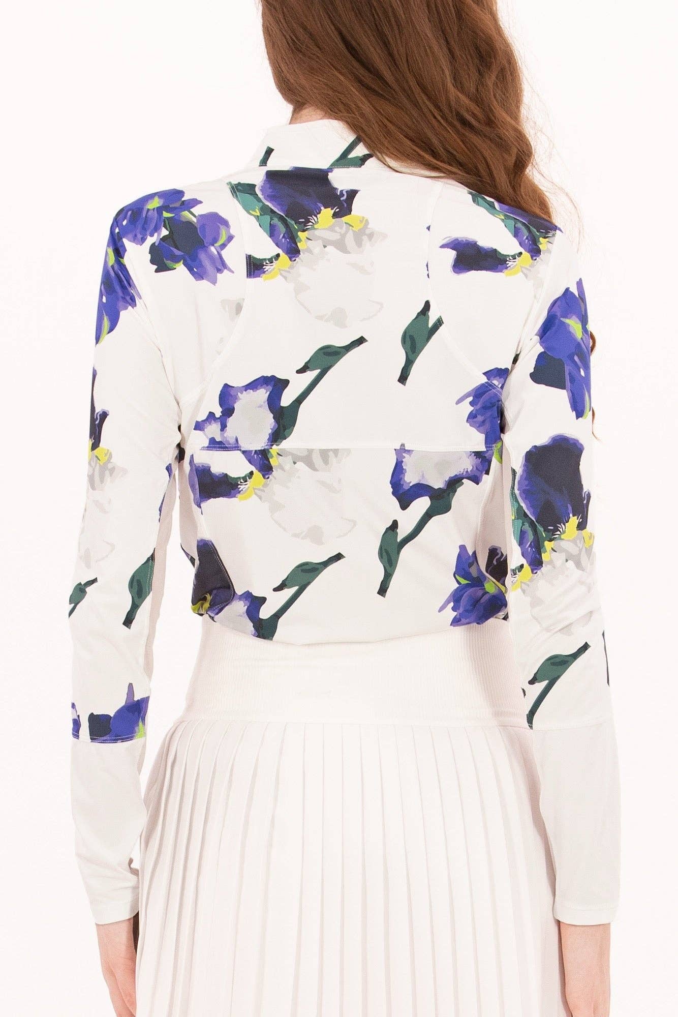 Foray Golf - Printed Sun Shirt: Iris Rhapsody Print