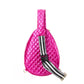 The Bobbi |Tennis Puffer Sling Bag - Electric Pink
