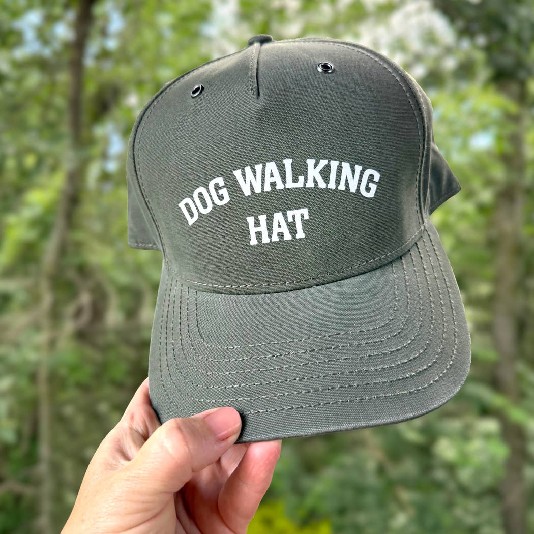 Poppy & Lou - Dog Walking Hat – Classic Cotton Dad Cap: Navy