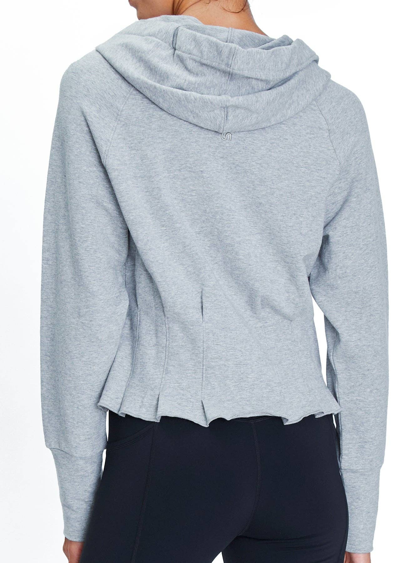 Urban Savage - Pleated Hoodie: Black / M