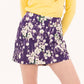 Foray Golf - Core Basic Skirt w/ Pockets- Blossom Blast: Violet Floral