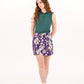 Foray Golf - Core Basic Skirt w/ Pockets- Blossom Blast: Violet Floral