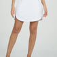 Solid Straight Skort 17.5"
