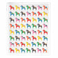 Organic Cotton Tea Towel - Dala Horses