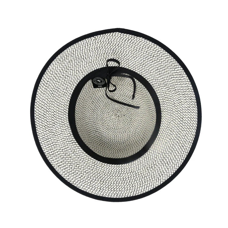 Darby UPF Bucket Hat - Ivory/Black