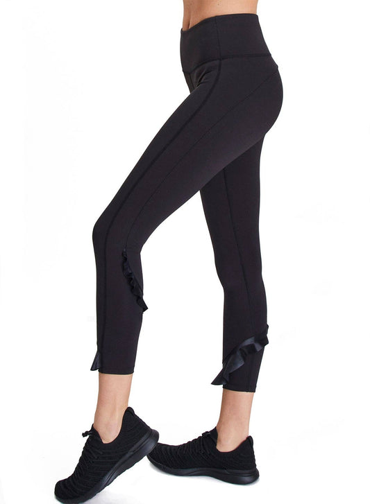 Urban Savage - Ruffle Legging: Black / M