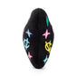 Haute Diggity Dog - Black Monogram Chewy Vuiton Bone Squeaker Dog Toy: Large