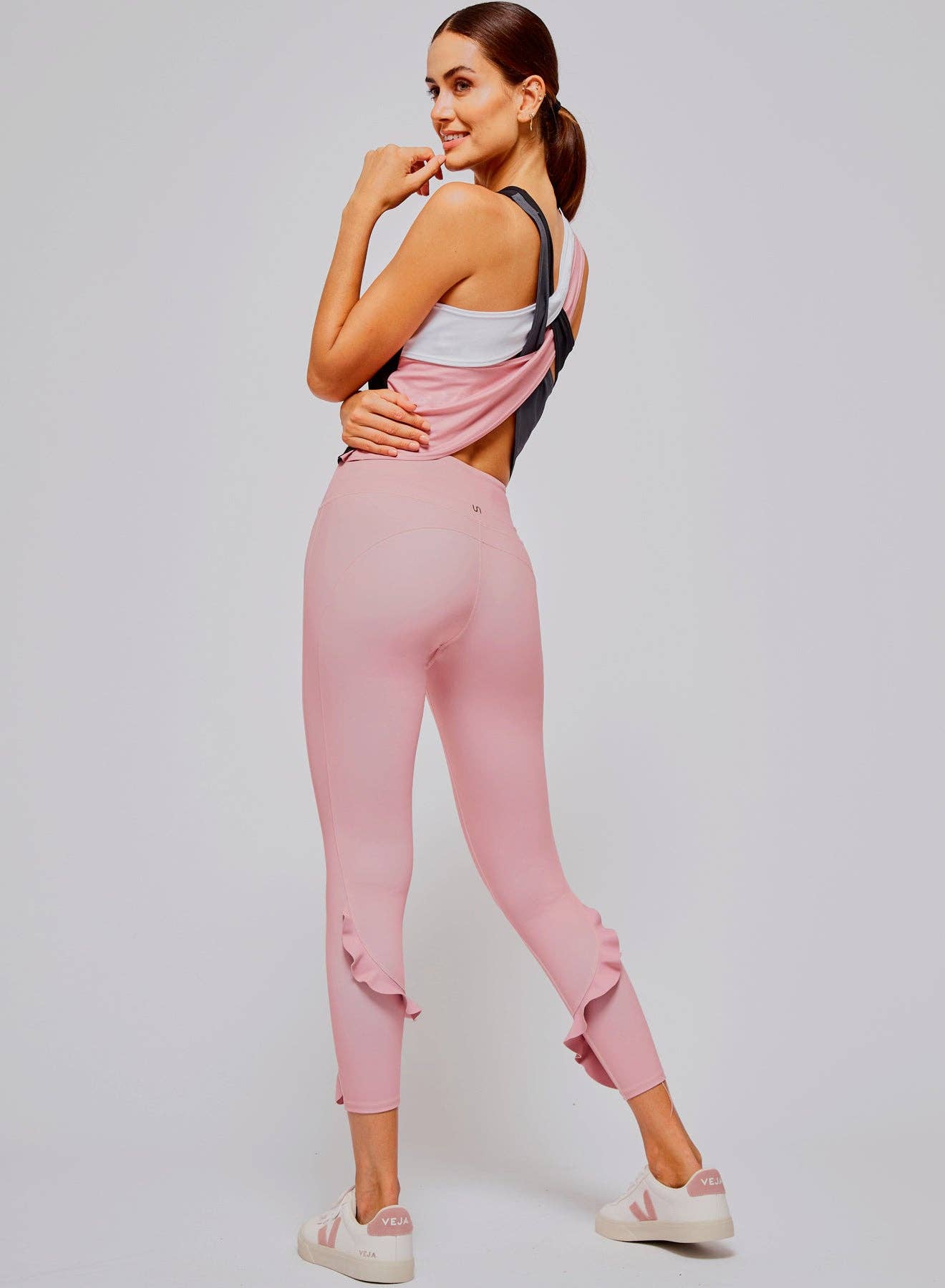 Urban Savage - Ruffle Legging: Denim / M