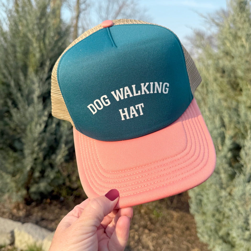 Dog Walking Trucker Hat