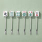 7-Piece Majong Cocktail Pick Set