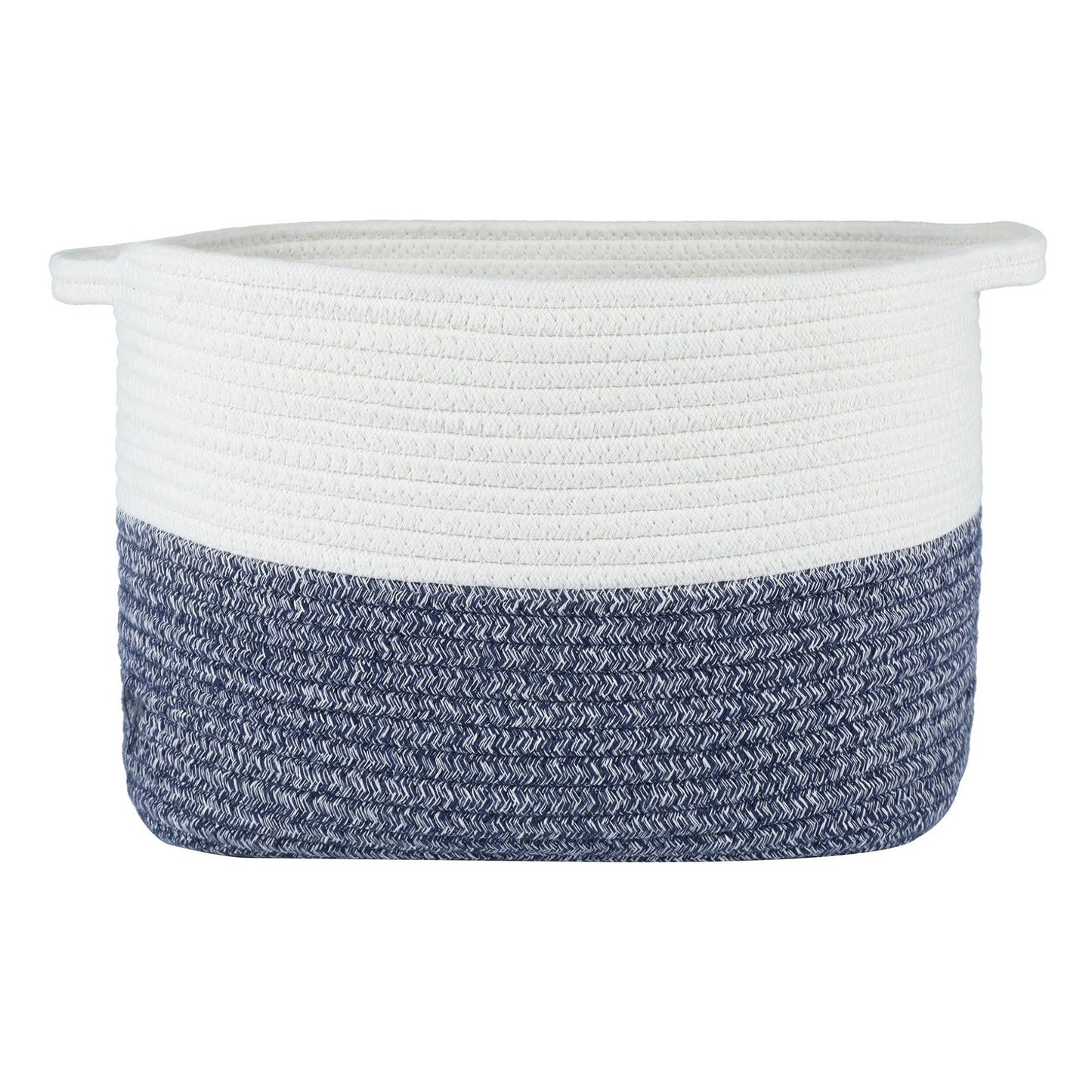 Midlee Designs - Midlee Two Tone Rope Dog Toy Storage Basket