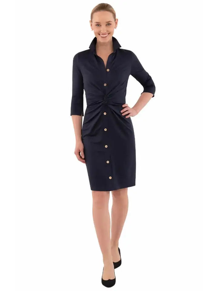 Twist & Shout Dress - Solid
