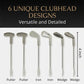 7-Piece Golf Cocktail Pick Set