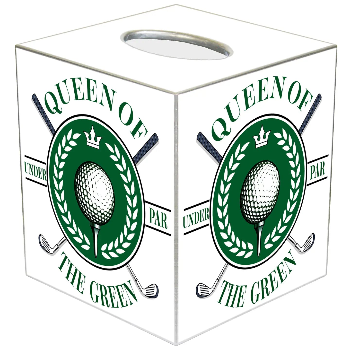 Queen of the Green Tissue Box
