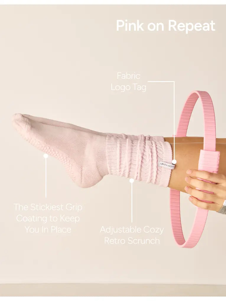 The Scrunch Grip Sock