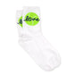 Green Ace Love Crew Socks